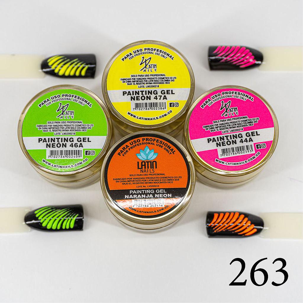 PAINTING GEL 44-45-46-47 NEON LATIN