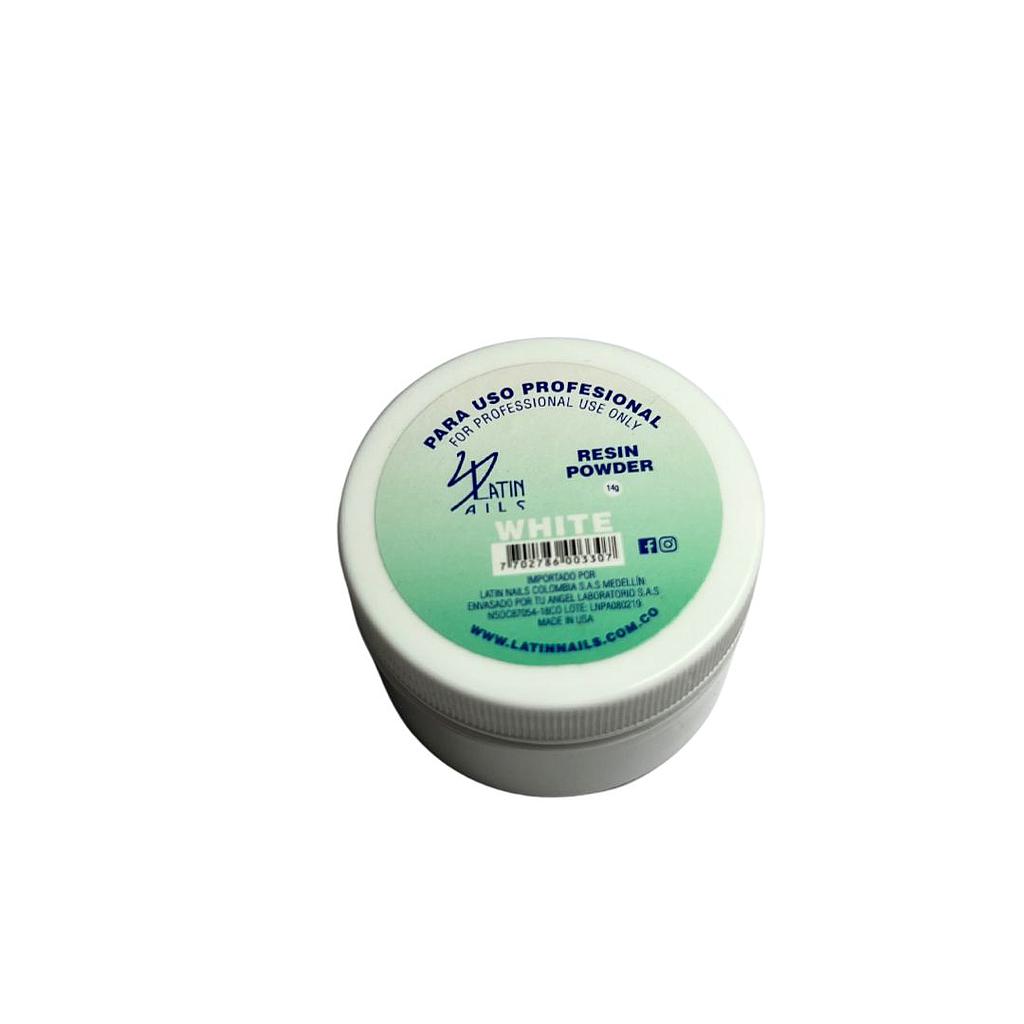 POLVO RESIN WHITE 14G LATIN